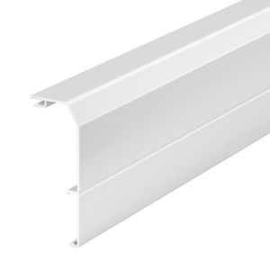Lengte a 2m. DekselUDUO sokkel 40x105 9010 puur wit