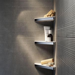 Hoekplanchet wit/chroom 170mm FRAME WHITE CHROME