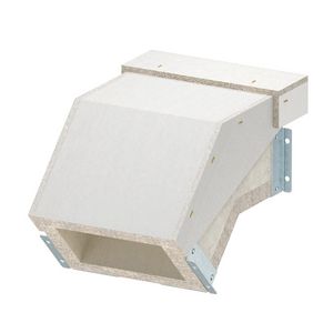 Verticale bocht dalend EI60 voor PLCS D061220 200x120