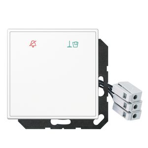 Hotelschakelwip LS990 a.wit glas buitenm