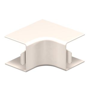 Binnenhoek 25x25mm polyvinylchlorid creme wit 9001 VVE=4