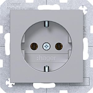 SCHUKO-wandcontactdoos steekkl. A.x/C.x titaan