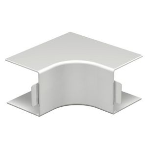 Binnenhoek 60x60mm polyvinylchlorid lichtgrijs VVE=2