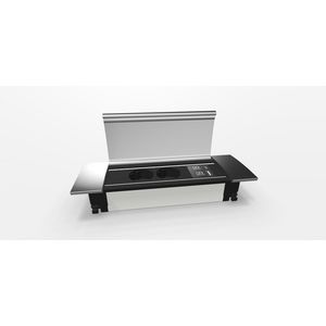 POWER FRAME 2x 230V RA 1x USB A/C chrgr 0,2m GST o.g. cover