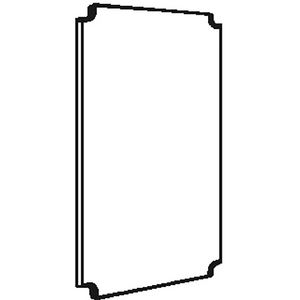 Montageplaat EH3 DIN00 H1125MM
