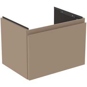 Wastafelmeubel 500x375x370mm mat greige 1 lade Finesse