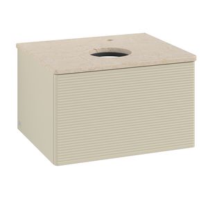 Wastafelonderkast Antao 600x360x500mm S.Grey Matt Lacquer K29153HJ