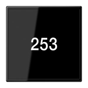 Hotelafdekking LS990 zwart glas voor LEDKO6TX