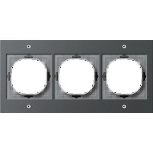 Afdekraam 3-v Gira TX_44 (SW IB) antraciet