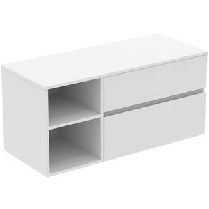Wastafelmeubel 1202x505x558mm matt white 2 laden Finesse E3438Y1