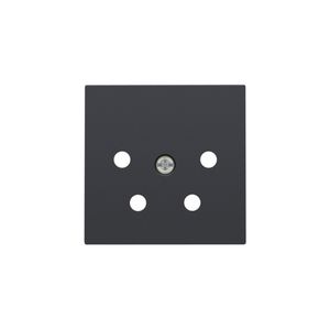 Afwerkingsset 4-polig inbouwcontactdoos PTT anthracite