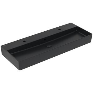 Wastafel Memento 2.0 1200x470mm Pure Black CeramicPlus  4A22C4R7