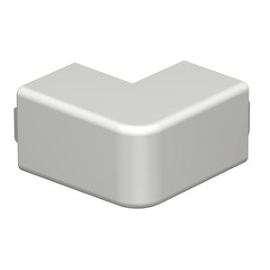 Buitenhoek 25x25mm polyvinylchlorid lichtgrijs VVE=4