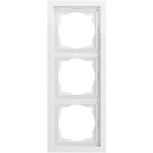 Afdekraam 3-v Gira F200 zuiver wit