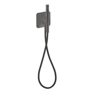 Porter unit 120/120 staafdouche 2 straalsoorten en tex. slang brushed black chrome Citterio-C