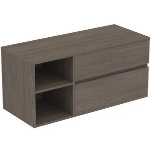 Wastafelmeubel 1202x505x558mm dark elm 2 laden Finesse E3438UR