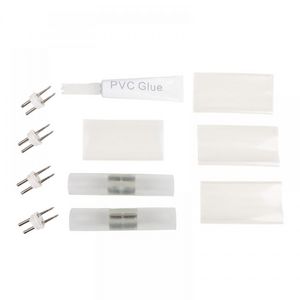 Splice connector tbv lichtslang 13mm met lijmtr. 2st