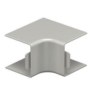 Binnenhoek 30x30mm polyvinylchlorid steengrijs VVE=4
