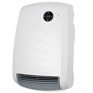 Elektr. badkamer ventilatorkachel / fan heater E-Comfort BALI 2000W wit