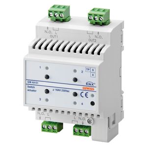 ACTUATOR 4-CH 16AX KNX SECURE DIN RAIL