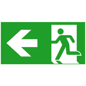 TEC Pictogram C man pijl links EZ