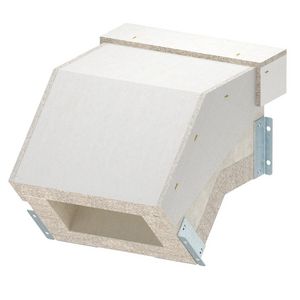Verticale bocht dalend EI90 voor PLCS D091220 200x120