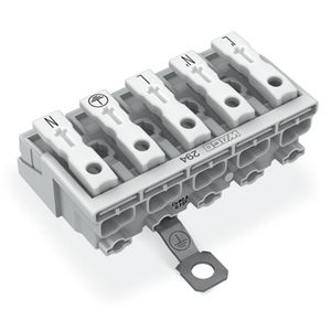 Kroonklem Drukknop extern PE-schroefcontact 294-4425 VVE=250