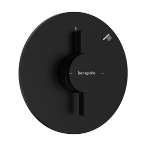 DuoTurn S afbouwdeel tbv inbouwkraan voor 1 functie mat zwart