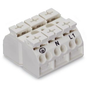 4-draads apparaataansluitklem PE-N-L1 862-1603 VVE=250