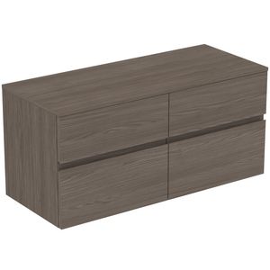 Wastafelmeubel 1202x505x558mm dark elm 4 laden Finesse