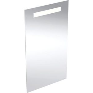 OPTION BASIC SQUARE spiegel 400x700mm (bxh) aluminium incl. led-verlichting boven