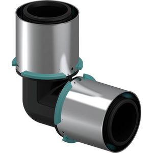 Kniekoppeling 90° S-PRESS composiet PPSU 63mm