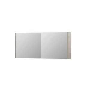 INK SPK1 Spiegelkast 2 dr Krijt wit 140x60