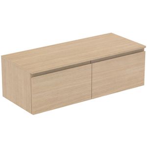 Wastafelmeubel 1202x505x378mm white oak 2 laden Finesse