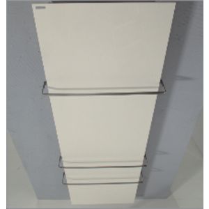 Designradiator Cordivari FRAME PLUS 1822x464x10mm wit RAL9010 verticaal 1320W