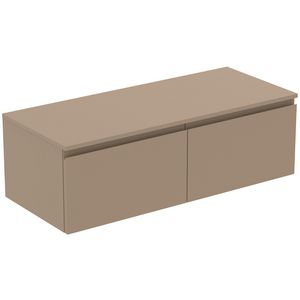 Wastafelmeubel 1202x505x378mm mat greige 2 laden Finesse