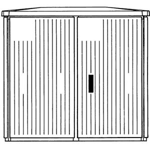 Installatiekast EH/GD-AP voetpadkast AP 1125X1200X676
