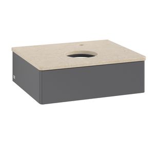 Wastafelonderkast Antao 600x190x500mm Antr. Matt Lacquer K07053GK