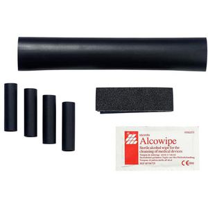 Laagspanningskit 120mm2-240mm2 L=800mm lijm Zwart VVE=20