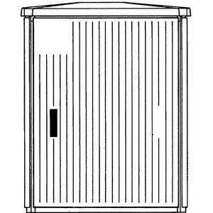 Installatiekast EH/GD-AP voetpadkast AP 1125X871X676