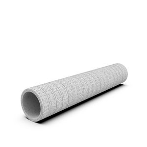 Geisoleerde muurdoorvoer, EPS, voor gat van 200 mm, Lengte 1