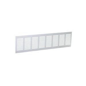 ALU plintrooster 400x100mm F1 aluminium