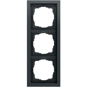 Afdekraam 3-v Gira F200 antracit(gel.)