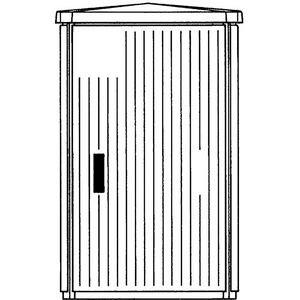 Installatiekast EH/GD-AP voetpadkast AP 1125X676X676