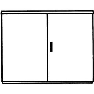 Installatiekast EH/GD-AP voetpadkast AP 1125X1200X541