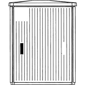 Installatiekast EH/GD-AP voetpadkast AP 1125X871X541
