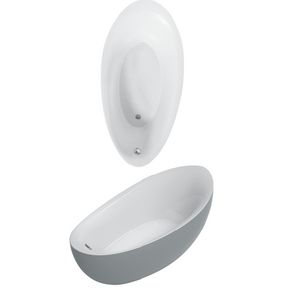 Ligbad Aveo New Gen vrijstaand naadl. ClrDm UBQ194AVE9T1BCV-01