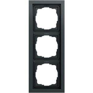Afdekraam 3-v vlak Gira F200 antracit(gel.)