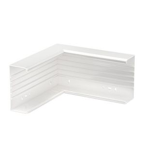 Binnenhoek 329x170x80 polyvinylchlorid puur wit