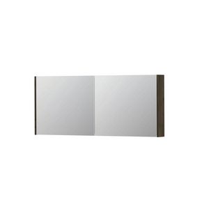 INK SPK1 Spiegelkast 2 dr Charcoal fineer 140x60